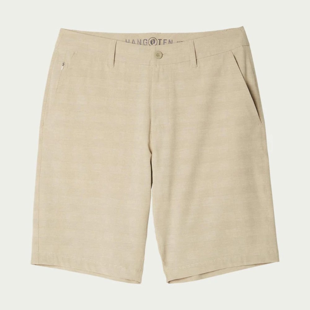 Hang Ten Men's  Crush 21" Hybrid Shorts -  Color: Twill
